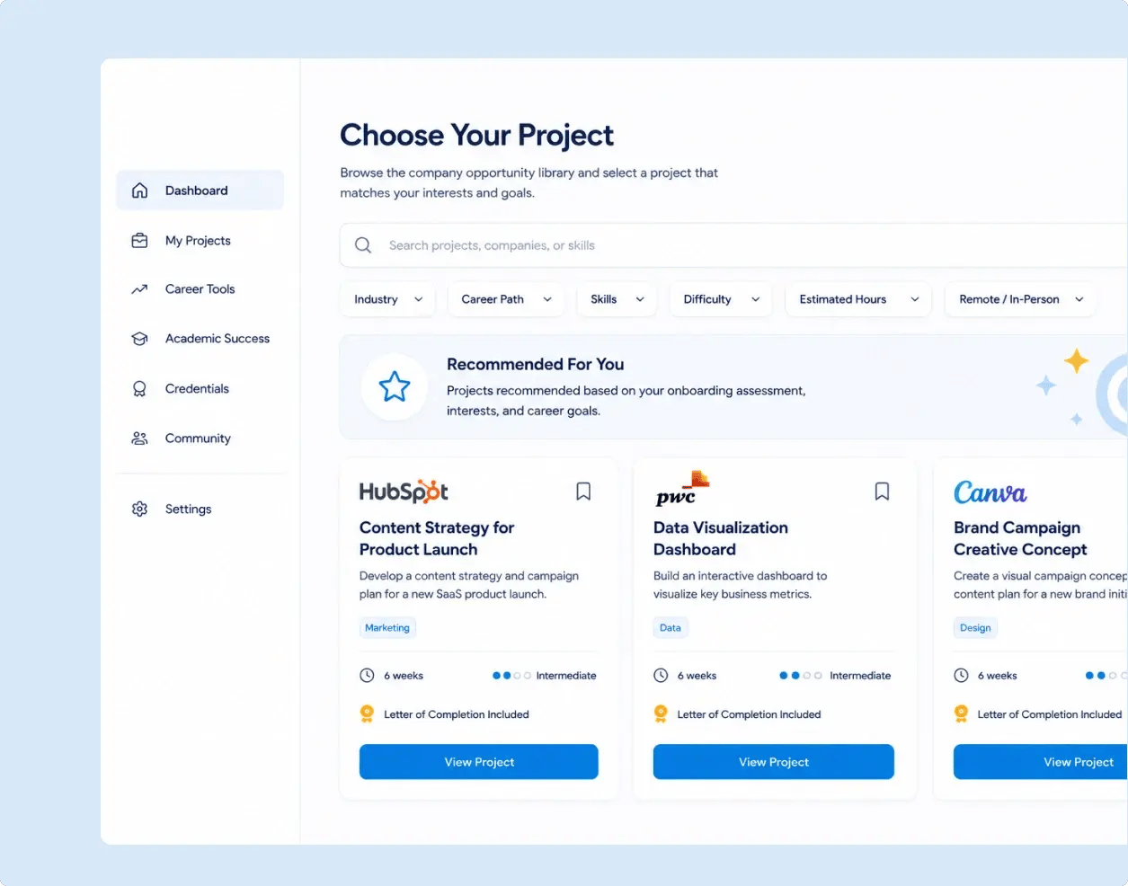 choose-project-academy-app
